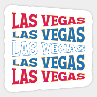 NATIONAL TEXT ART LAS VEGAS Sticker